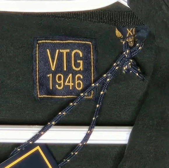 New VTG 1946 1/2 zip stretch‎ shirt - Picture 3 of 7